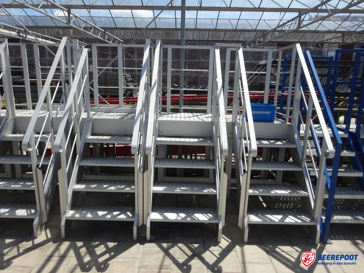 Aluminium trappen